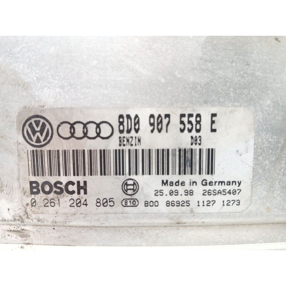 Recambio de centralita motor uce para audi a4 b5 (8d2) 1.8 t referencia OEM IAM 8D0907558E  