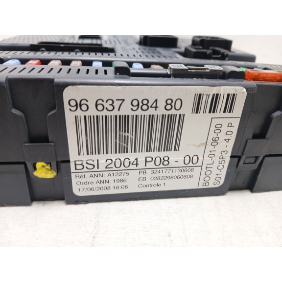 Recambio de centralita bsi para citroën c4 i (lc_) 1.6 hdi referencia OEM IAM 9663798480  