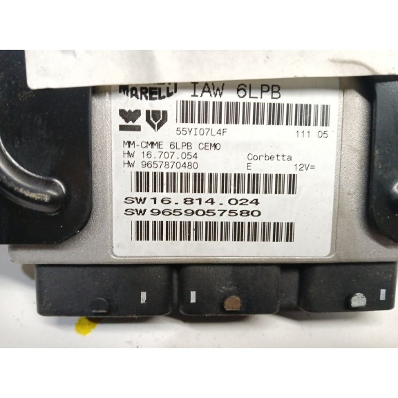 Recambio de centralita motor uce para peugeot 307 cc (3b) 2.0 16v referencia OEM IAM SW9659057580  