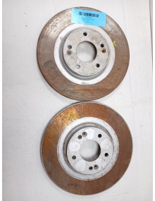 Recambio de disco freno delantero para hyundai santa fe (bm) 2.2 crdi cat referencia OEM IAM   X2