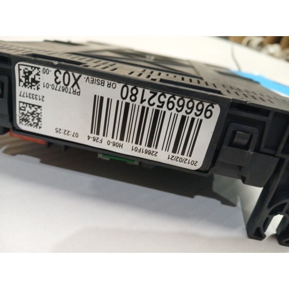 Recambio de centralita bsi para citroën c3 collection referencia OEM IAM 9666952180  