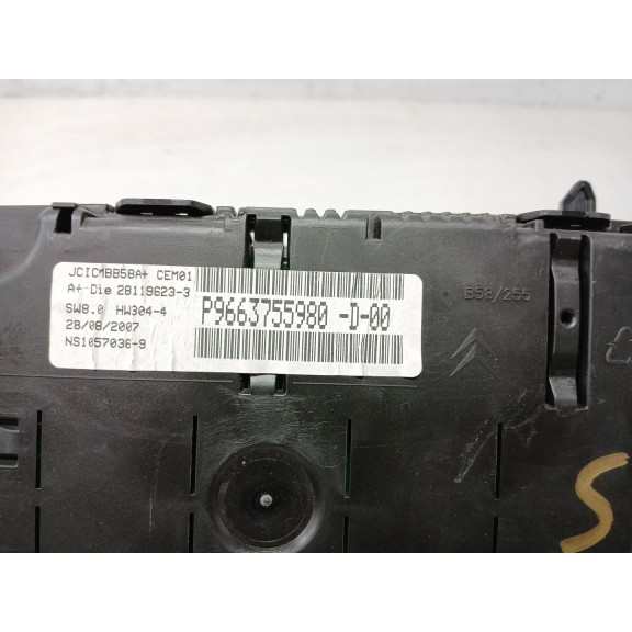 Recambio de cuadro instrumentos para citroën c4 grand picasso avatar referencia OEM IAM 9663755980  