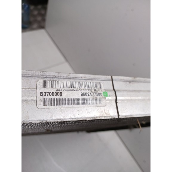 Recambio de radiador agua para peugeot 3008 premium referencia OEM IAM 9682477580  