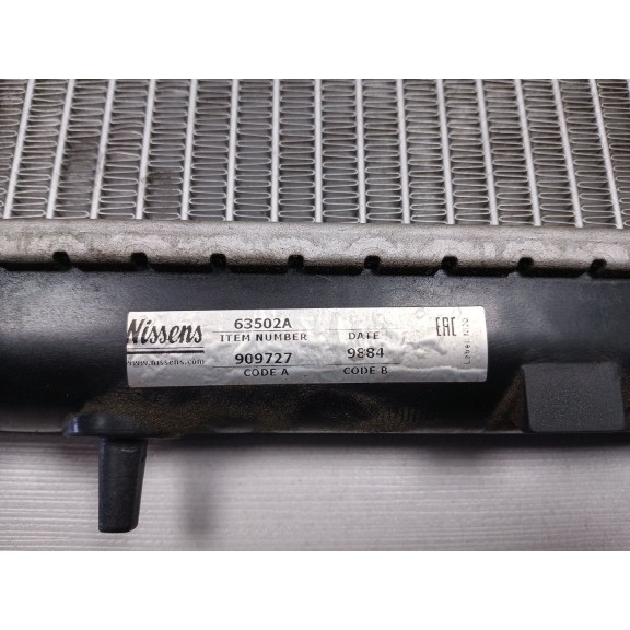 Recambio de radiador agua para citroën c4 berlina 1.4 16v referencia OEM IAM 63502A  