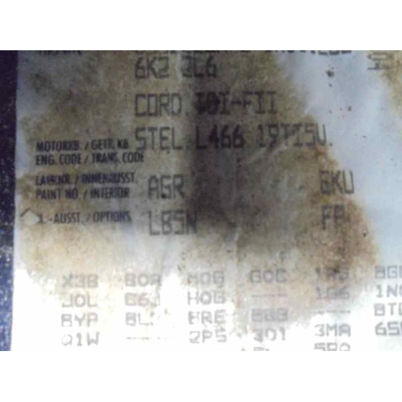 seat cordoba berlina (6k2) del año 2000