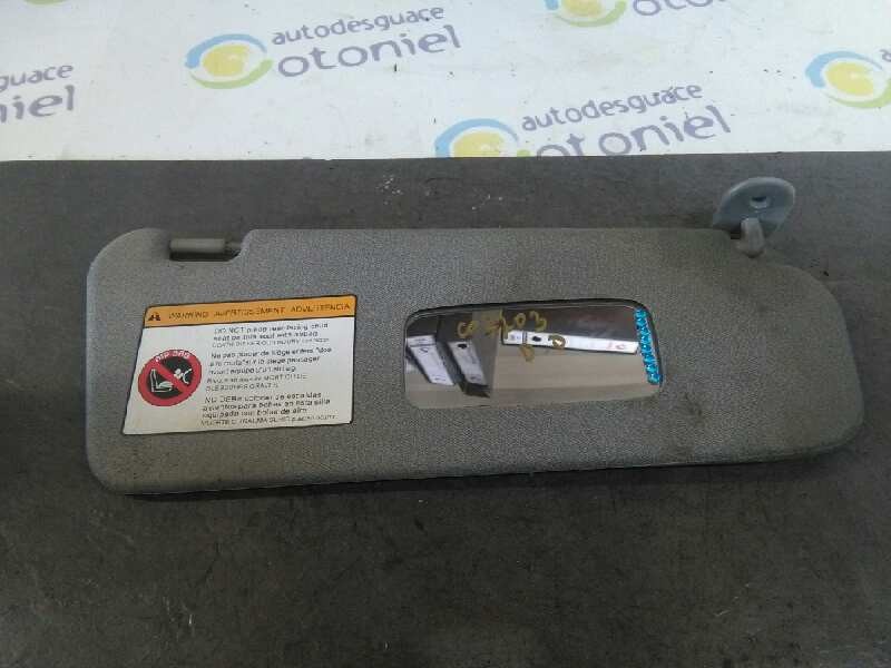 Recambio de parasol derecho para chevrolet kalos 1.4 se referencia OEM IAM   