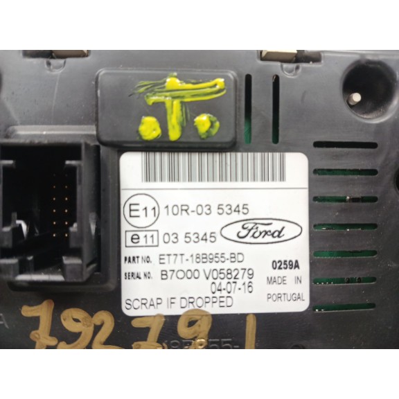 Recambio de display para ford transit courier b460 monospace 1.0 ecoboost referencia OEM IAM ET7T18B955BD  