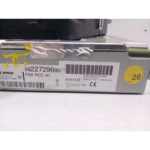 Recambio de sistema audio / radio cd para citroën c4 picasso feel referencia OEM IAM 9822729680  