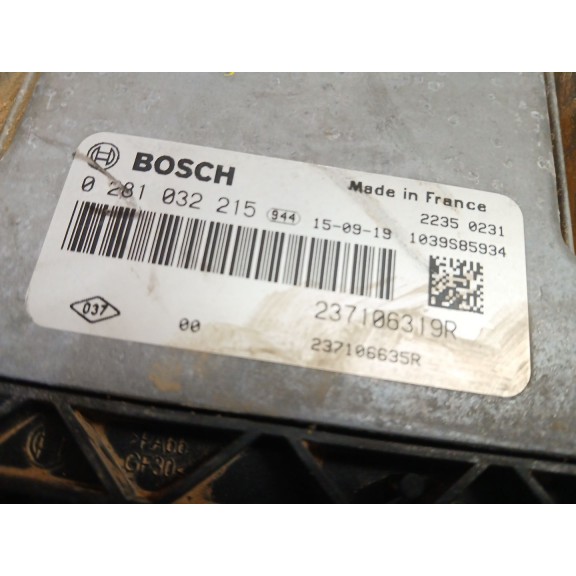 Recambio de centralita motor uce para dacia sandero ii 1.5 dci referencia OEM IAM   