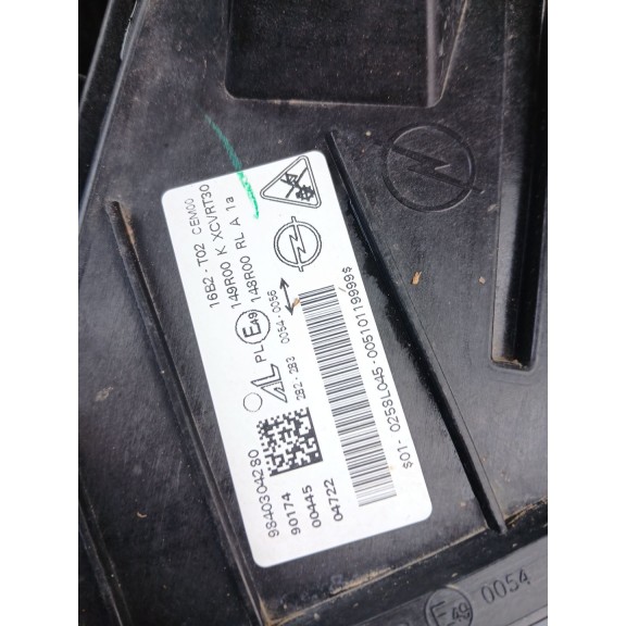 Recambio de faro izquierdo para opel grandland / grandland x (a18, p1uo) 1.2 (75) referencia OEM IAM   