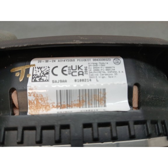 Recambio de kit airbag para peugeot 3008 iii hybrid motor hn09 referencia OEM IAM   