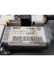 Recambio de elevalunas trasero izquierdo para volkswagen golf v berlina (1k1) highline referencia OEM IAM 1k0959703c  7 cables 2