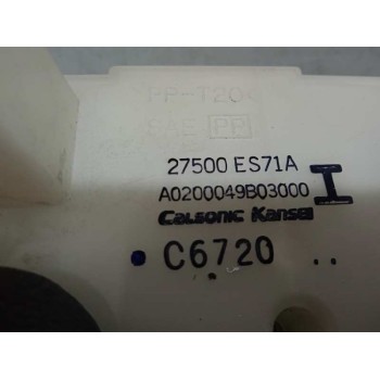 Recambio de mando calefaccion / aire acondicionado para nissan x-trail (t30) comfort referencia OEM IAM 27500ES71A 27500ES71A 