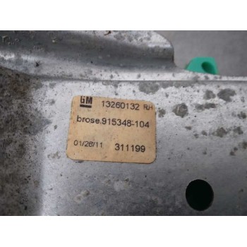 Recambio de elevalunas trasero derecho para opel astra j lim. cosmo referencia OEM IAM 13260132 MANUAL 