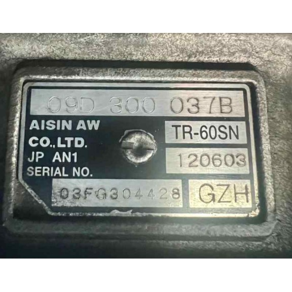 Recambio de caja cambios para volkswagen touareg (7la) tdi r5 referencia OEM IAM GZH B AUTOMÁTICA