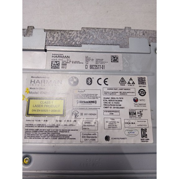 Recambio de sistema audio / radio cd para bmw x3 (f25) sdrive 18 d referencia OEM IAM   