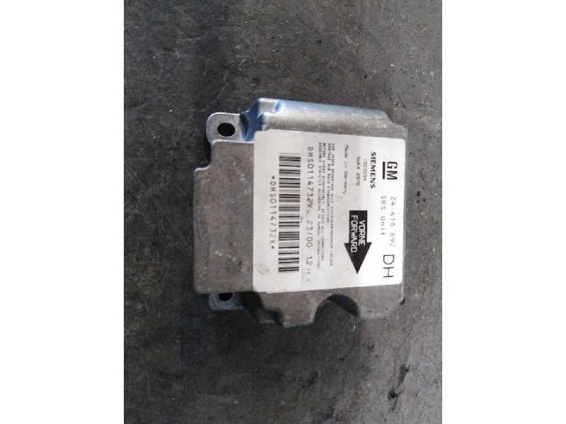 Recambio de centralita airbag para opel corsa b edition 2000 referencia OEM IAM 24416692 24416692 