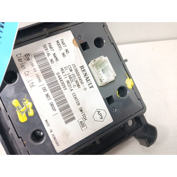 Recambio de mando multifuncion para renault scenic iii expression referencia OEM IAM 253B00345RD CSW2013RNH 