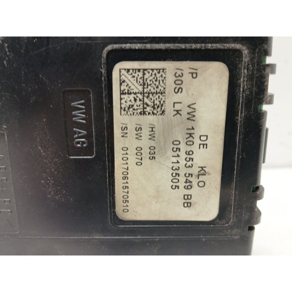 Recambio de modulo electronico para seat altea (5p1) reference referencia OEM IAM 1K0953549BB 05113505 
