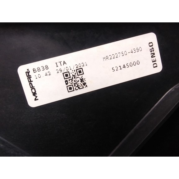 Recambio de electroventilador para jeep compass (mp, m6, mv, m7) 1.3 referencia OEM IAM MR2227504390  MR0230003990