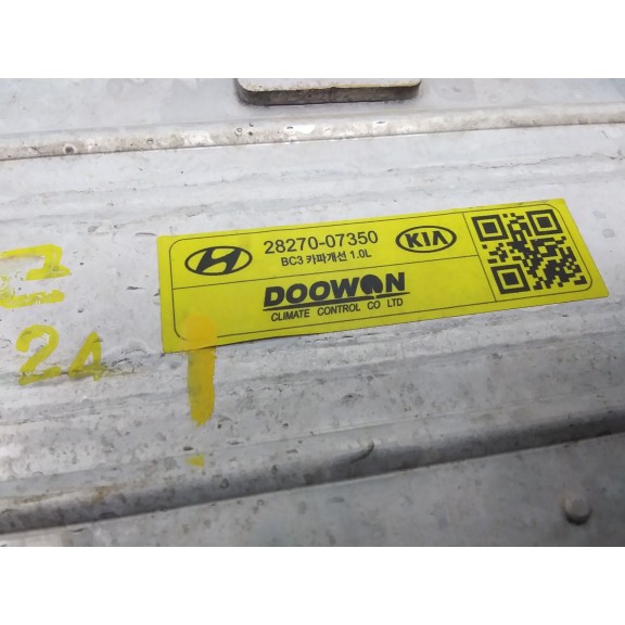 Recambio de intercooler para hyundai i20 iii (bc3, bi3) 1.0 t-gdi referencia OEM IAM 2827007350  