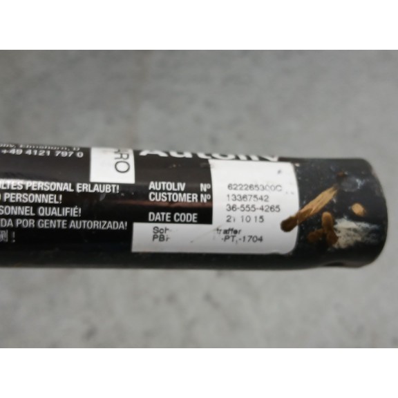 Recambio de kit airbag para opel zafira tourer selective referencia OEM IAM   