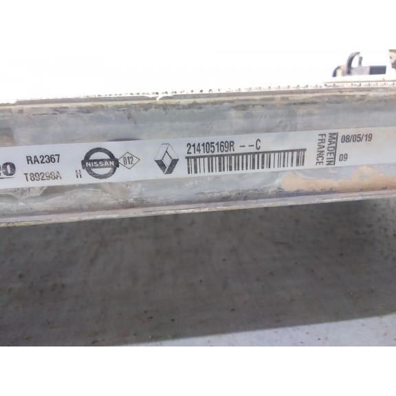 Recambio de radiador agua para renault scénic iv (j9_) 1.3 tce 140 referencia OEM IAM 214105169R  