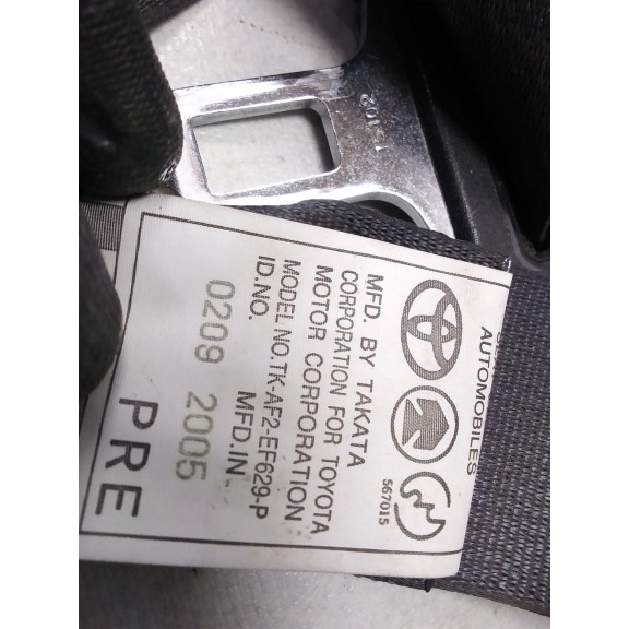 Recambio de cinturon seguridad delantero izquierdo para lexus is200 (gxe10) 2.0 cat referencia OEM IAM TKAF2EF629F  