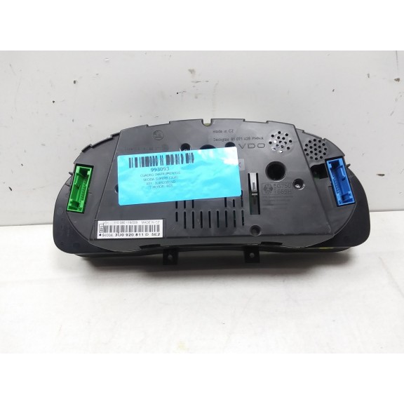 Recambio de cuadro instrumentos para skoda superb (3u4) classic referencia OEM IAM 3U0920811D  