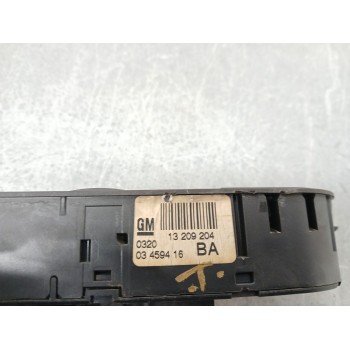 Recambio de mando elevalunas delantero izquierdo para opel astra h berlina cosmo referencia OEM IAM 13209204 4 TECLAS 