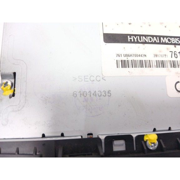 Recambio de sistema audio / radio cd para kia carens iv 1.6 gdi referencia OEM IAM 61014035  