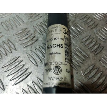 Recambio de amortiguador trasero izquierdo para volkswagen polo (6c1) edition bluemotion referencia OEM IAM 6C051204AH  