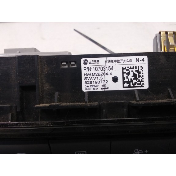 Recambio de mando climatizador para mg mg zs suv 1.5 vti referencia OEM IAM 528193772  