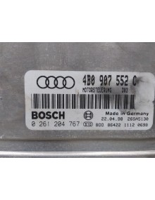 Recambio de centralita motor uce para audi a6 c5 (4b2, 4b4) 2.4 referencia OEM IAM 4B0907552C 0261204767  2