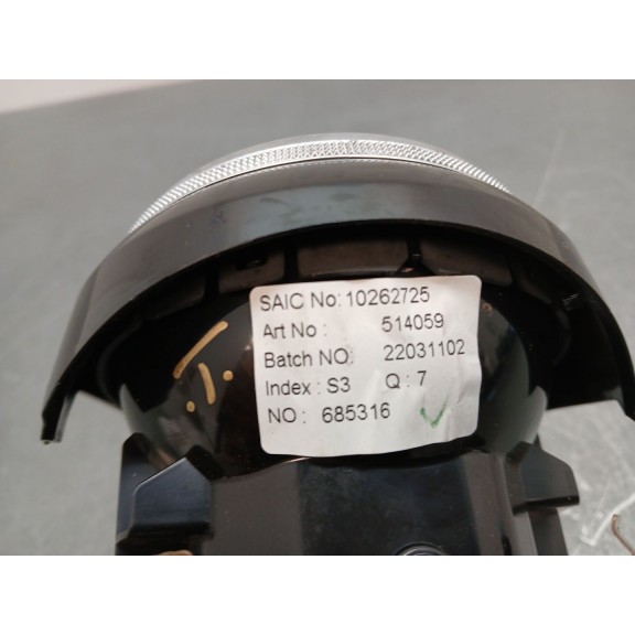 Recambio de aireador para mg zs luxury referencia OEM IAM 10262725  