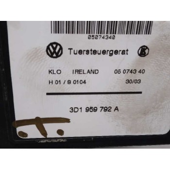 Recambio de motor elevalunas delantero derecho para volkswagen touareg (7la) tdi r5 referencia OEM IAM 3D1959792A 0130821765 
