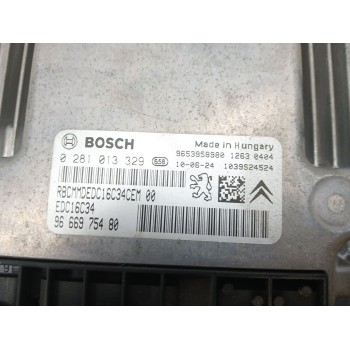 Recambio de centralita motor uce para citroën berlingo multispace (b9) 1.6 referencia OEM IAM 0281013329 9666975480 