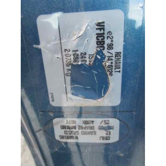 renault clio ii fase i (b/cbo) del año 2001