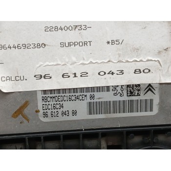 Recambio de centralita motor uce para citroën c4 coupe vts plus referencia OEM IAM 9661204380  