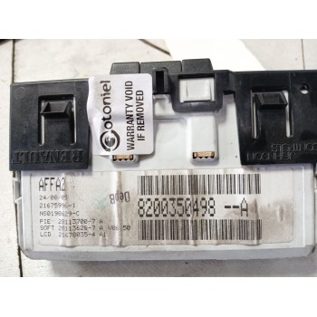 Recambio de pantalla multifuncion para renault megane ii familiar 1.9 dci diesel referencia OEM IAM 8200350498A DISPLAY 