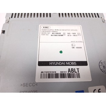 Recambio de sistema audio / radio cd para kia cee´d drive referencia OEM IAM 96170A2100WK  