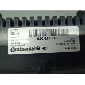 Recambio de mando climatizador para seat ibiza (6j5) stylance / style referencia OEM IAM 6J0820043 6J0820043NEE 