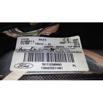 Recambio de airbag cortina delantero izquierdo para ford fiesta (ccn) black edition referencia OEM IAM 16111C580693  