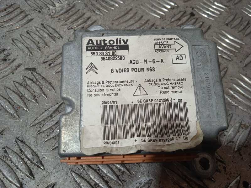 Recambio de centralita airbag para citroën xsara picasso 1.6 referencia OEM IAM 9640822580  