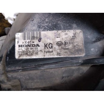 Recambio de faro derecho para honda cr-v (rd8) 2.2 ctdi referencia OEM IAM 33100SCA BIFARO 1EG238037