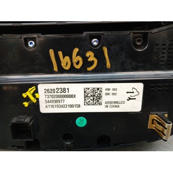 Recambio de mando climatizador para opel insignia berlina expression referencia OEM IAM 26202381  