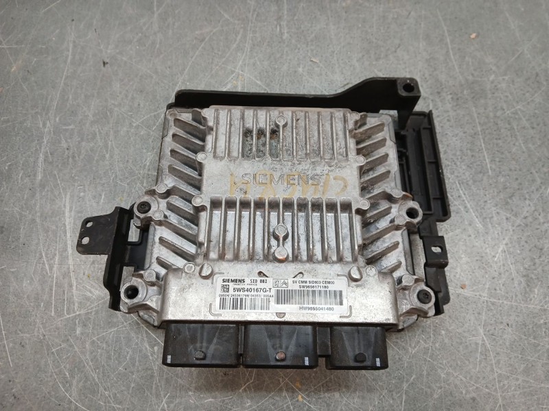 Recambio de centralita motor uce para peugeot 407 st sport pack referencia OEM IAM 5WS40167Gt hw9655041480 sw9656171180