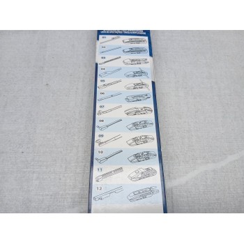 Recambio de escobilla limpia para peugeot 3008 referencia OEM IAM cgaf1743  43 cm 17´´ flexible