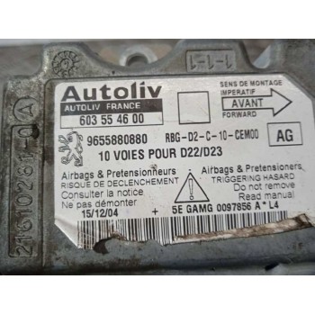 Recambio de centralita airbag para peugeot 407 st sport pack referencia OEM IAM 9655880880  