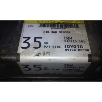 Recambio de centralita airbag para toyota corolla (e12) 2.0 turbodiesel cat referencia OEM IAM 8917002260 8917002260 